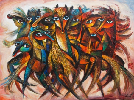 Herd II by artist Ping Irvin